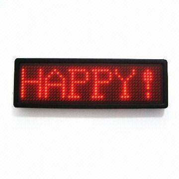 Led Name Badge/sign Board