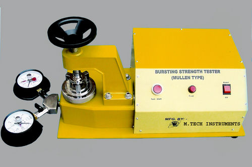 Bursting Strength Tester With Double Pressure Gauze
