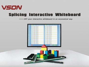 Yellow Splicing Interactive Electronic Whiteboard