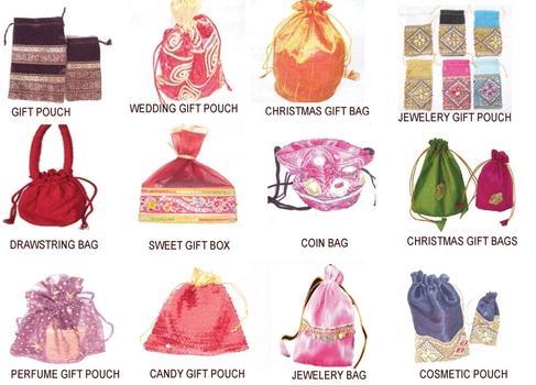 Organza Gift'S Drawstring Pouches