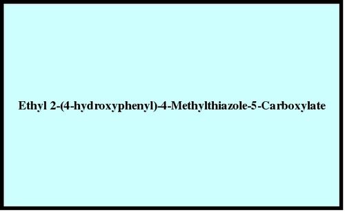 एथिल 2- (4-हाइड्रॉक्सीफेनिल) -4-मिथाइलथियाजोल-5-कार्बोक्सिलेट 