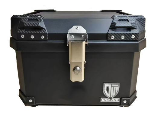 Motorcycle Luggage Box - Color: Black