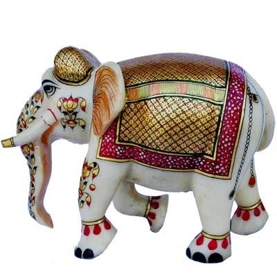 Marble Crafted Elephant