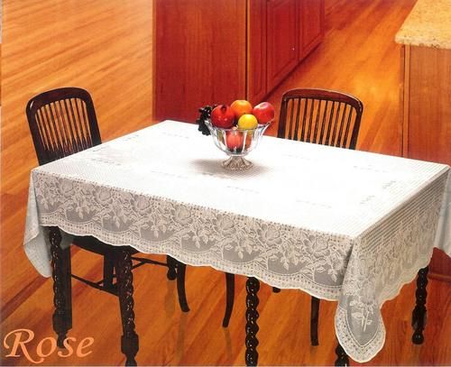 Pvc Lace Vinyl Tablecloth No Of Poles: Triple Pole