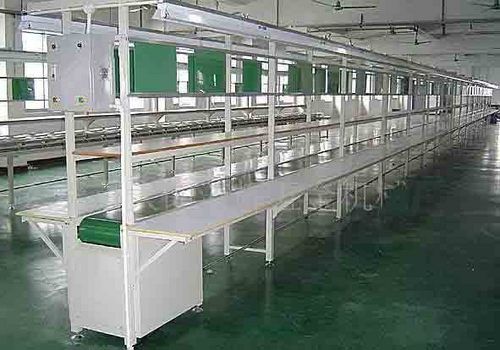 Assembly Line Belt Conveyor System