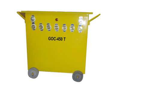 Welding Transformer - Model GOC-450T, Oil Cooled Design, 3 Phase Supply Voltage 415V +/-10%, 450A Max Current Capacity at 60% Duty Cycle