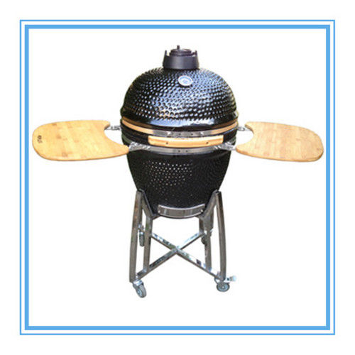 Black Gloss 21Inch Kamado Charcoal Bbq Grill