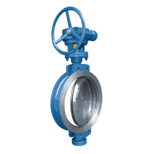 Gear Box Wafer Type Soft Sealing Butterfly Valve