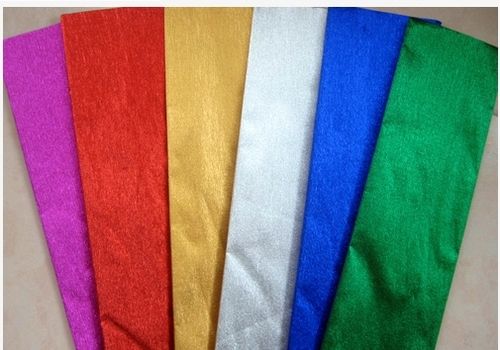 Colored Metallic Crepe Paper Size: 50Cmx100Cm