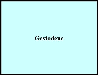 Gestodene