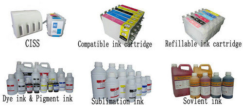 Ciss/Compatible/Refillable Ink Cartridge For Epson/Canon/Brother/Mimaki/Mutoh/Roland