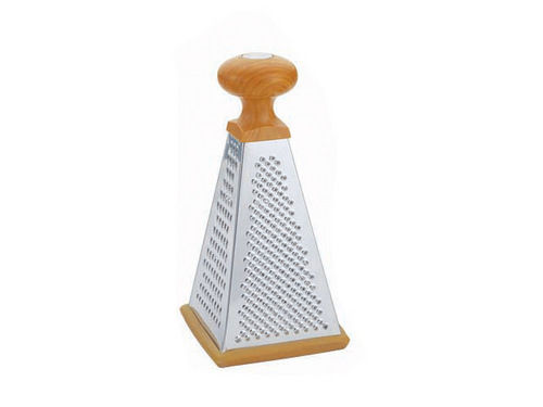 4-side Grater With Wooden Color