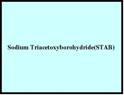  सोडियम ट्राईएसिटोक्सीबोरोहाइड्राइड (STAB) 
