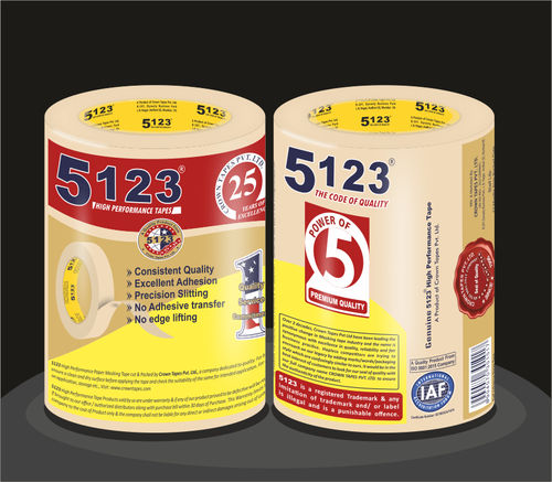 5123 Masking Tapes For General Purpose Bundling, Protecting and Various Industrial Applications
