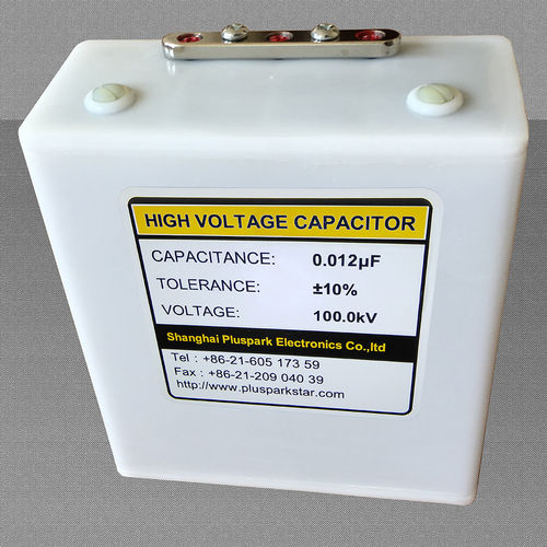 Hv Capacitor 100Kv 0.012Uf(12Nf),Fast Pulse Double Ended Capacitance: 0.012Uf