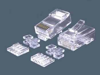 Cat.6 8p8c Rj45 Modular Plugs With Insert & Cross Parts