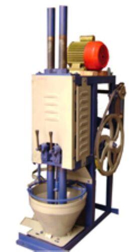 Kandap Machine - 1 HP Electric Motor, Sturdy Steel Frame Chassis - Low Noise, High Efficiency Hammering Action