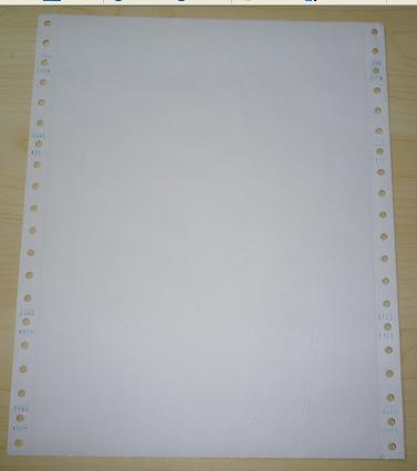 Continuous Form Paper