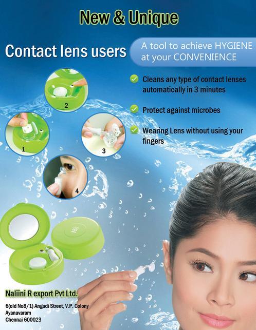 Contact Lens Cleaning Unit