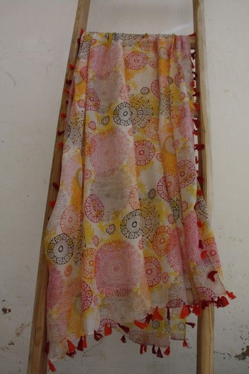 cotton printed scarf