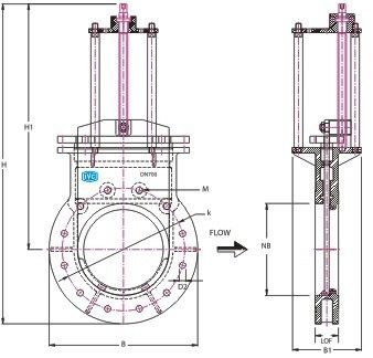 Uniflow Series Knife Gate Valve