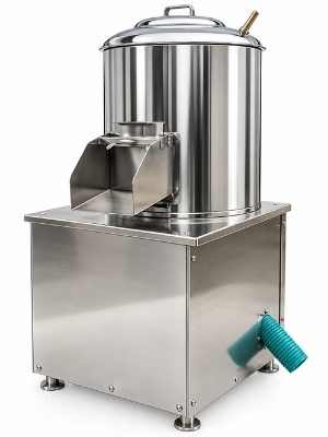 Potato Peeling Machine - Heavy Duty Stainless Steel Large Capacity for Efficient Snack Preparation