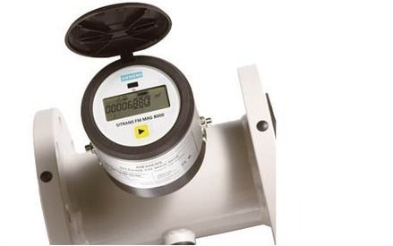 Battery operated mag flow meter