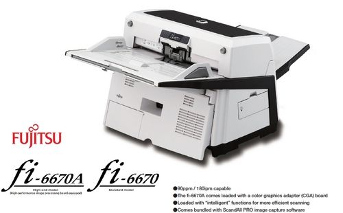 Fujitsu Fi6670 Document Scanner