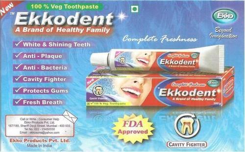  Ekkodent White Toothpastes