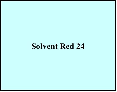 Red 24 Solvent Dye