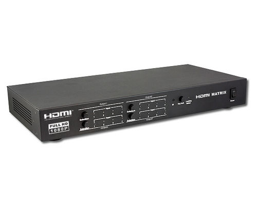 4x4 HDMI Matrix Switch Splitter with Remote Control and RS232