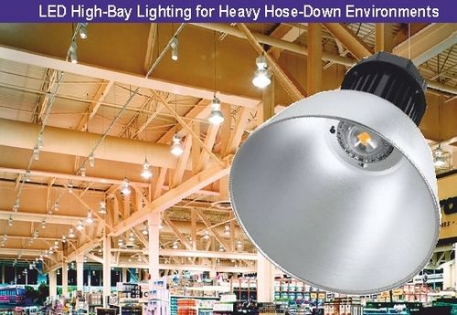 LED High Bay Lights - High-Pressure Die Cast Aluminum Housing | Energy-Saving, Waterproof, Dust-Proof, Anti-Corrosion Design, Uniform Lighting Intensity, Unique Heat Dissipation System