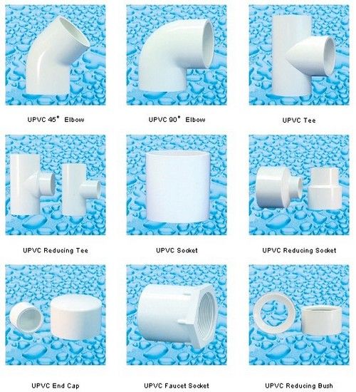 White Pvc Pipe Fittings/Elbow/Tee/Reducer/Coulping at Best Price in ...