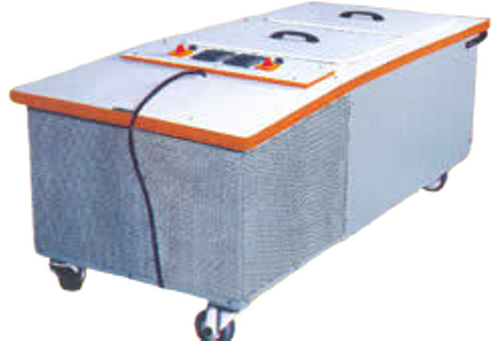 हाथ और पैरों के उपचार के लिए औद्योगिक ग्रे और नारंगी कंट्रास्ट बाथ