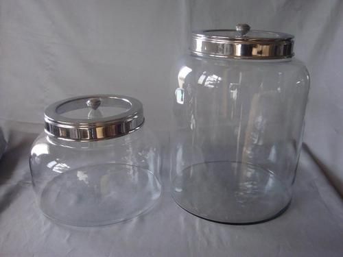 Clear Glass Jars With Steel Lid