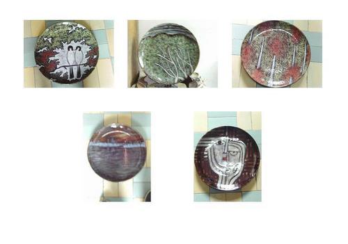 Hand Painted Pottery Dish
