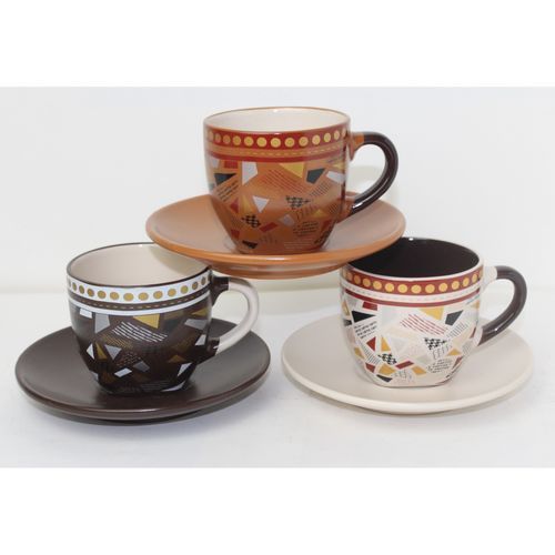Ceramic Coffee Cup And Saucer