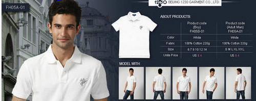 Mens T-Shirts By Beijing 1230 Garment Co., Ltd.