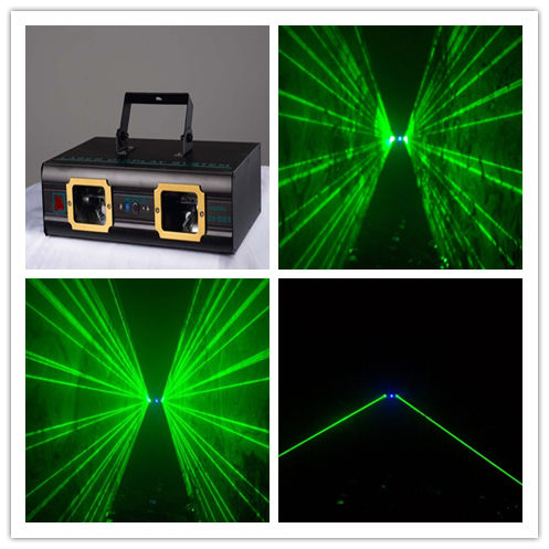 Gd-002 50mw Double Apertures Green Laser Stage Light