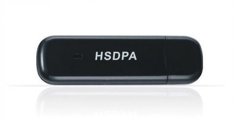 HSDPA USB Modem - Qualcomm MSM 6280, 88x27x13 mm, Built-in Antenna, Supports Micro SD Card Up to 8GB, Auto Installation