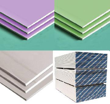 Gypsum Ceiling Tiles - PVC Film & Aluminum Foil Back, 7.5mm to 9.5mm Thickness Options, Assorted Designs Available