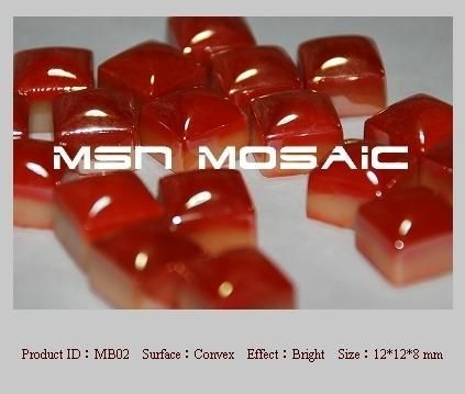 Glass Mosaics (Red Wall Tiles)-12*12mm