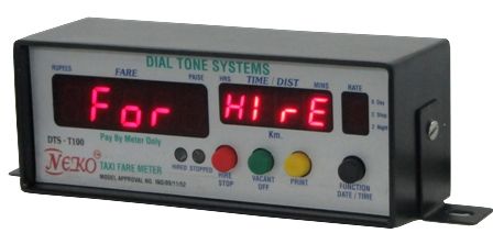 Electronic Taxi Meter - Compact & Robust Design | High Accuracy, Centralized Microcontroller, Automated Tariff Change, Data Reporting & Loss Prevention, Realtime Clock, External Printer Support