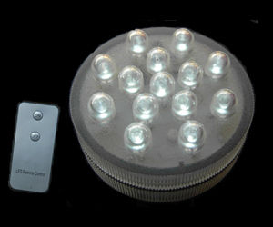 Remote Submersible LED Light-14 LED White