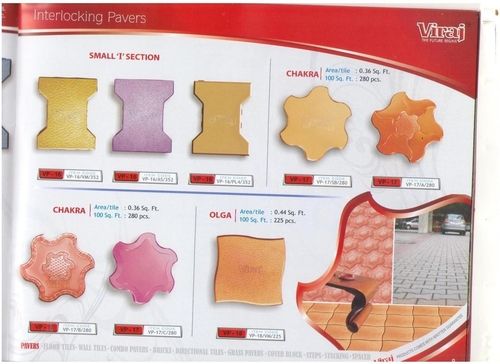 Plastic Interlocking Pavers Moulds