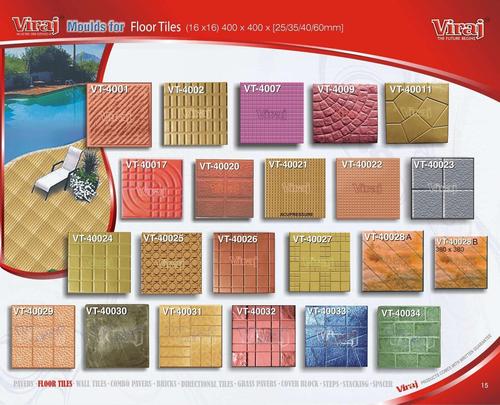 PVC Concrete Tiles Mould