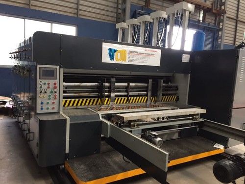 Black Lead Edge Printer Slotter Die Cutter Machine