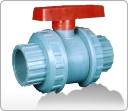 पीपी यूनियन असेंबली स्क्रू और प्लेन एंड बॉल वाल्व