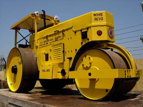 Static Diesel Road Roller - Simpsons S4 Engine, Robust Design, Hydraulic Steering & Electrical Water Sprinkling Options, Independent Brakes, Easy Hilly Movement, Comprehensive Service & Spares Backup