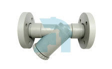 PP Y Type Strainer - Flanged per ANSI B 16.5 (150#), BS 10 (Table D/E/F) & DIN STD | Premium Quality PP Material, Durable Design